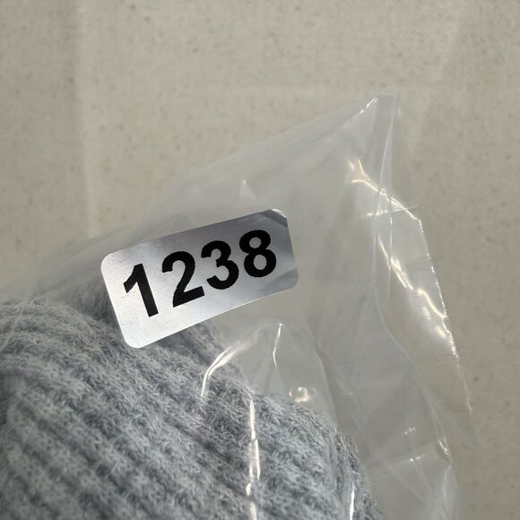 Aritzia TNA Hoodie Womens Size Small Waffle Knit Full Zip Sweatshirt Grey - Picture 8 of 8